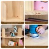 Kryonix Rotating Bookshelf for Kids, Solid Pine Wood Spinning Bookshelf