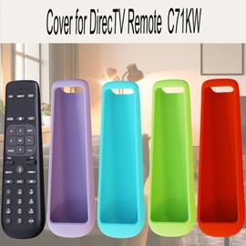 Case Cover for AT&T TV Now DirecTV Receiver Remote Voice Control C71KW, Battery Cover Silicone Skin Sleeve Glow in The Dark Blue