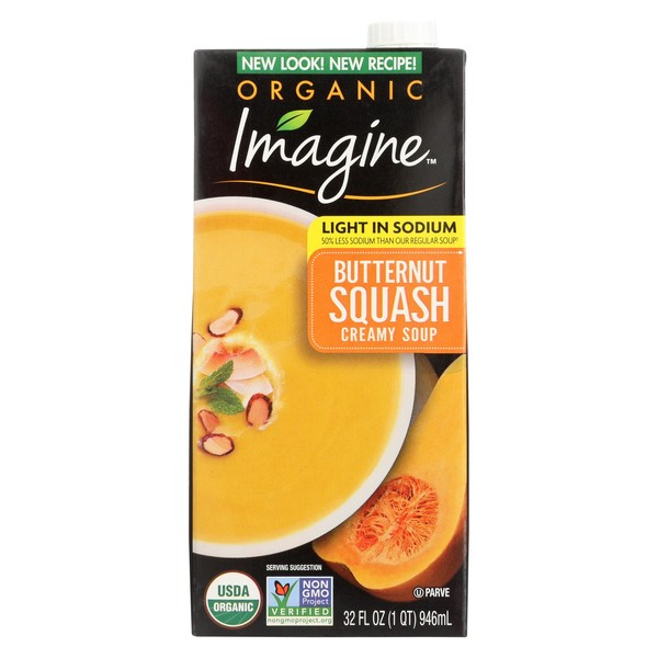 Imagine Foods Organic Creamy Butternut Squash Soup, 32 Ounce - 12 per case.
