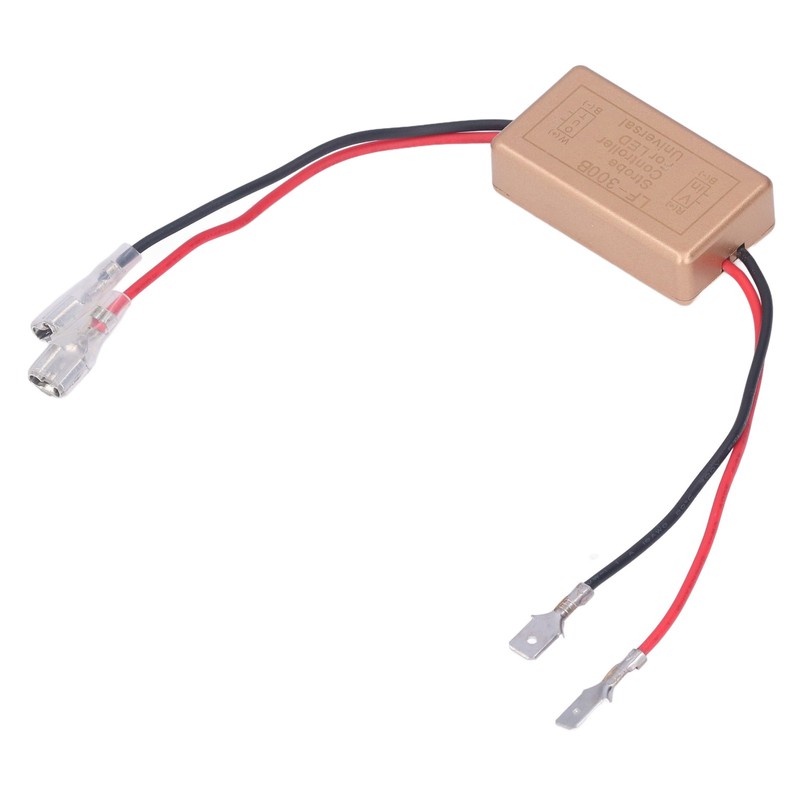 2PCS LED Strobe Controller Car Headlight Signal Light Control Flasher