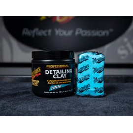 Meguiar's Professional Detailing Clay, Aggressive, C2100 - Safely Remove Contaminants Bonded on Paint for a Smooth, Glossy Finish - Premium Clay Bar for Car Detailing and Paint Prep, 200 Grams