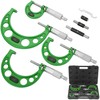 Premium Outside Micrometer Set 0-4" / 0.0001" (0-1"/1-2"/2-3"/3-4") Precision Machinist