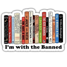 GOOD GIRLS READ DIRTY BOOKS 3PCS I_m with The Banned Sticker Funny Gift for Him,Husband,Boyfriend,Dad, Emerican Hard Hat Stickers Helmet Funny Sticker, Co-Workers Sticker 3in