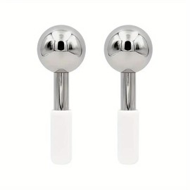 Ice Ball for Face & Eye, 2 Counts/set Facial Ice Ball, Skincare Ice Ball, Beauty Ice Ball, Cold Compress Ice Ball