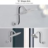 S Shaped Shower Head Riser Pipe, Shower Head Extender Arm