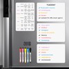 Magnetic Whiteboard for Fridge, 4-Pack Dry Erase Boards (12×8 in)