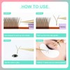 NAGARAKU Eyelash Extension 4D Cross YY Shape Volume Eyelashes Prefabricated