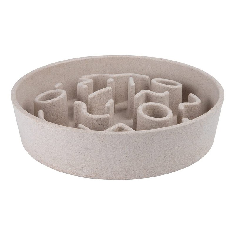 District 70 Bamboo Dog Slow Feeder, 21 cm, Merengue