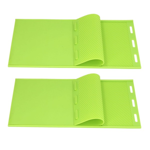 Kuuleyn 2Pcs 5.4mm Beeswax Sheets for Candle Making,Natural Beeswax Bee