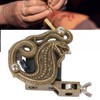 Classic Retro Embossed Liner Shader Tattoo Machine Snake Shaped Coil