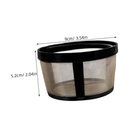 Tofficu Reusable Coffee Filter Basket for Easy Cleaning and Replacement Compatible with Multiple Coffee Machines Practical Design for Home and Office Use Unique Shape for Optimal Brewing