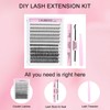 Lash Extension Kit 20D+40D Lash Clusters Kit Eyelash Extension Kit