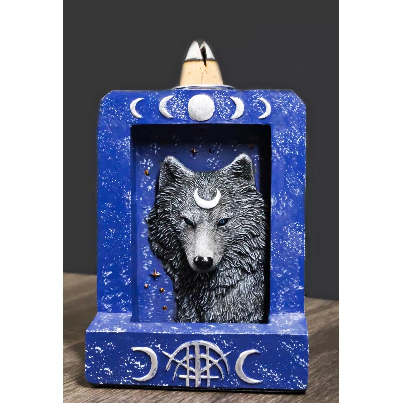 Phases Of The Moon Alpha Black Wolf With Crescent Mark