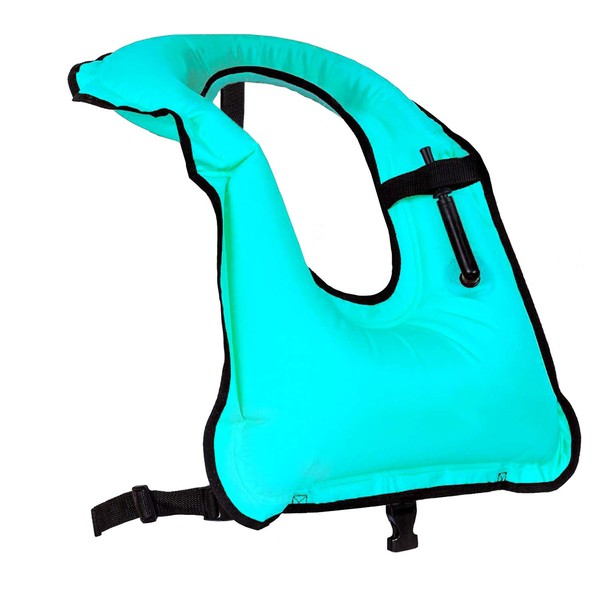 Inflatable Snorkel Vest Adults Swim Vest Portable Snorkeling Jackets for