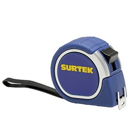 Surtek B122065 Flexómetro con carcasa soft grip 7.5 m x 1"