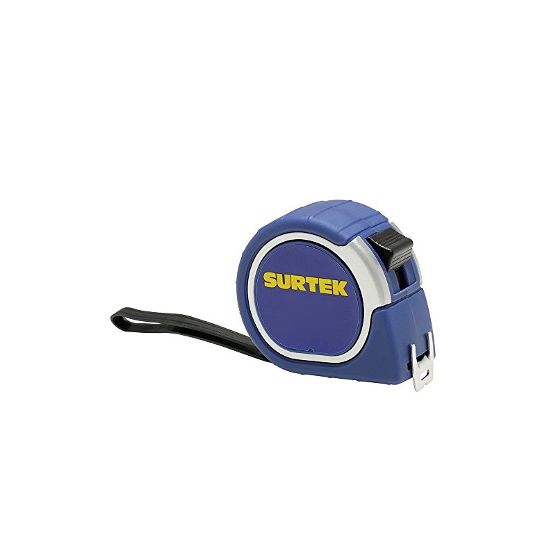 Surtek B122065 Flexómetro con carcasa soft grip 7.5 m x