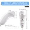 2 Pack Nunchuck Controller for Wii, FISUPER Replacement Remote Video