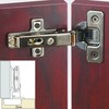 Salice Silentia 105 Degree Soft Close 11/16" Overlay Hinge, Titanium