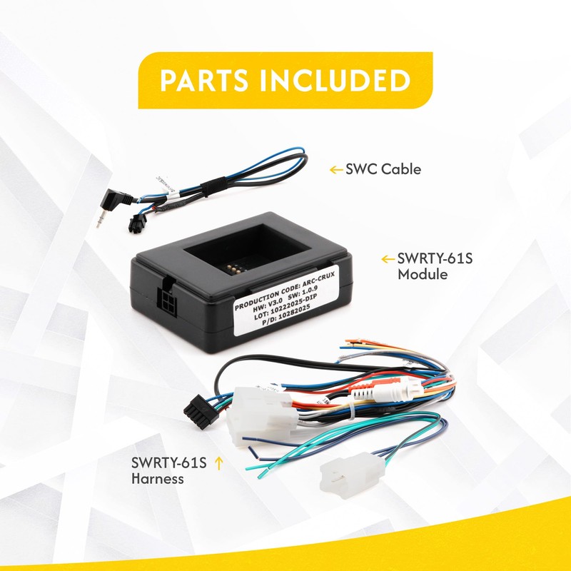 CRUX SWRTY-61S Install New CAR Stereo in Select 2003-2013 Toyota