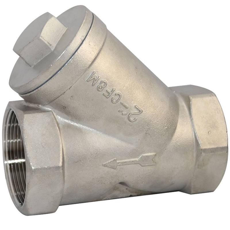 Megairon 2" WYE Strainer Mesh Filter Valve,800WOG Y-Spring NPT Female