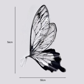 Papel De Celofán Coreano Con Forma De Mariposa 20 Piezas .