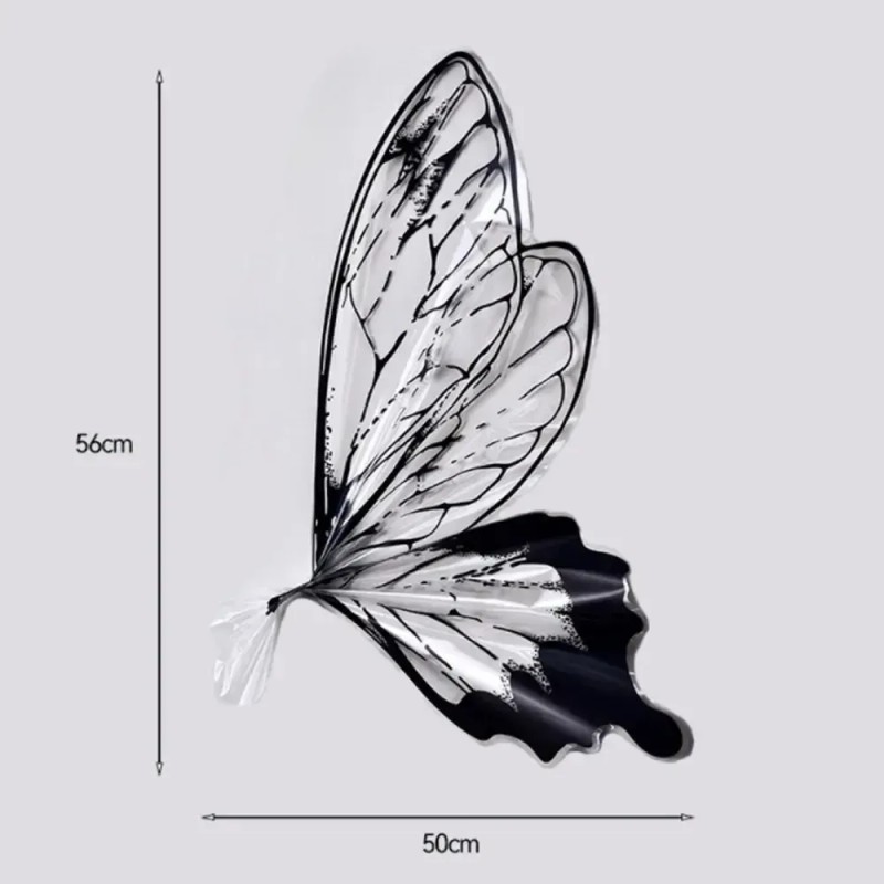 Papel De Celofán Coreano Con Forma De Mariposa 20 Piezas