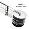 Pastry Multi-Wheel Cutter, Adjustable Pizza Slicer Multi-Round Baking Roller Dough