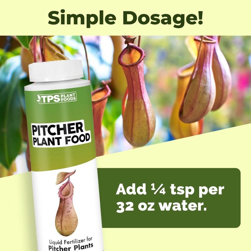 Pitcher Plant Food, Complete Liquid Pitcher Plant Fertilizer, 8 oz