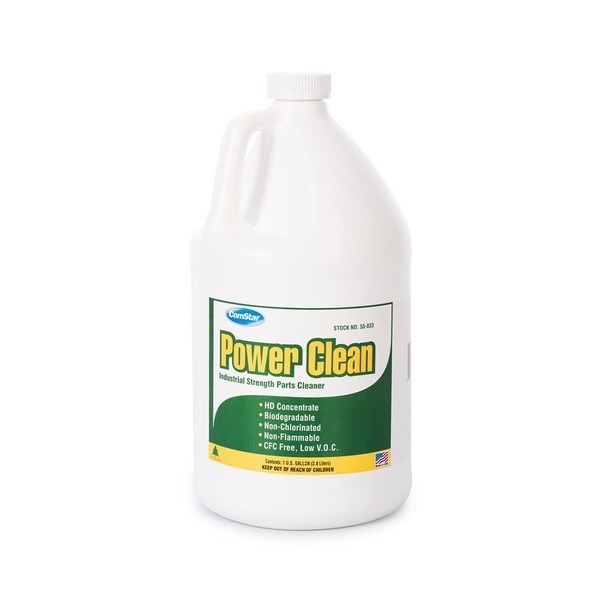 ComStar Power Clean, Heavy-Duty, Jet Spray, Water-Soluble, Mechanical Parts Cleaner