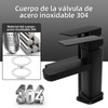 Yostyle Llaves para Lavabo Baño,Monomando para Lavabo de Acero Inoxidable，Mezcladora