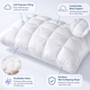 Hotel-Style Sleeping Pillow for Adults – Resilient Polyester Fill for