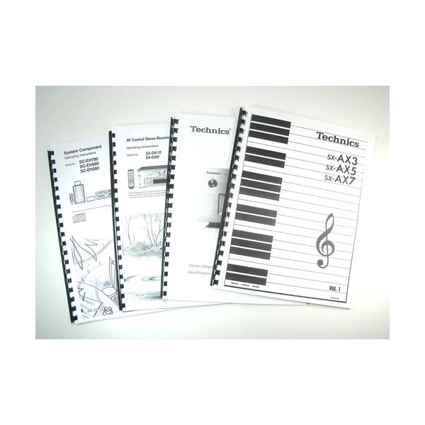 Technics SA-GX303 Receiver Owners Instruction Manual