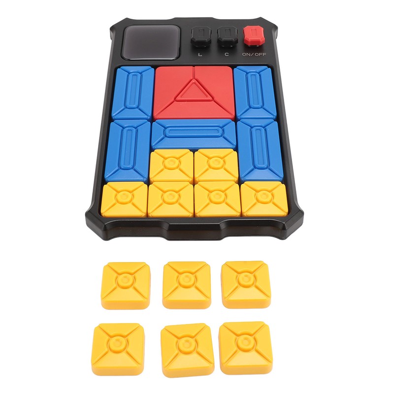 Electronic Slide Puzzle Game Over 500 Levels Educational Challenges Sliding