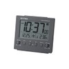Rhythm (RHYTHM) Alarm Clock, Radio-Controlled Clock, Digital, Electronic Sound, Double
