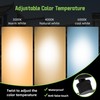 'Gopretty 300W LED FloodLights, 36000LM Dimmable, 3 Colors Selectable (3000K
