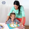 Scribbledo Writable Dry Erase Learning Clock for Kids Write &