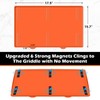 17" Griddle Mat Silicone for Blackstone, Magnetic Protective Cover Mats