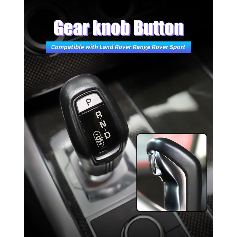 LALAIJDOU Replacement Shift Button Cover LR086213 & Shift Knob Button