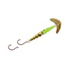 Mack's Lure Double Whammy Kokanee Pro, Silver Sparkle Flo Ruby/Flo