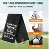 Amitrely Funny Golf Towel - I Use This to Shine