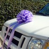 Large Lavender Car Bow, 16" Wide - Front Door Decoration,