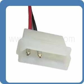 Slimline Sata Power Cable with LP4 Power 6 Pin 8 Inches