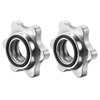 sourcing map Dumbbell Hex Nut, 2Pcs M28 Anti-Slip Lock Collar