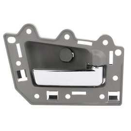 LUJUNTEC Interior Rear Driver Left Passenger Right Side Door Handle Replacement for 2005-2011 for Jeep for Grand Cherokee 2pcs Gray Housing w/Chrome Lever Handle Replace OE 5HR381D5AG