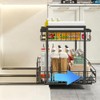 Extendable Telescopic Drawer, Kitchen Organiser for Sink and Kitchen Shelf,