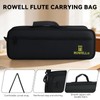 ROWELL Flute Case for 16 & 17 Hole Flutes Structured