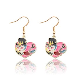 Cartoon Characters Gift Alastor Smile Earring Charlie & Vaggie Fans Gift Angel Dust Jewelry Anime Inspired Earring (Anime 2 earring)