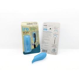 IRO Toothbursh Cover - Protects Against 99% of Dirt and Germs - Breathable Toothbrush Cap for Travel, Home, or Camping, Fits Most Electronic & Manual Toothbrushes, Up To 3 Months, Built With a Reusable & Recyclable Material (Blue)