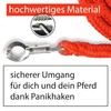 Lead Rope with Panic Hook for Horses, Tie Rope in