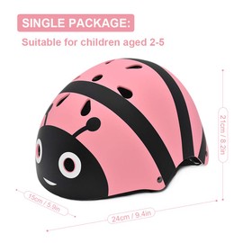 Kids Bike Helmet for 2-5 Years Old Toddler Cycle Helmet Multi-Sport Lightweight Helmet Safety Protection Gear, Gifts Toys for Boys Girls